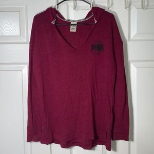Women’s PINK VS Maroon Thin Hoodie